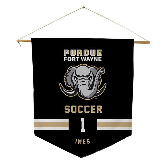 PFW - NCAA Women's Soccer : Jordan Imes - Pennant - 18" x 21"-0
