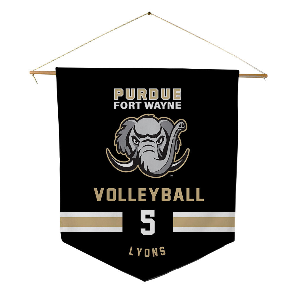 PFW - NCAA Men's Volleyball : Casey Lyons - Pennant - 18" x 21"-0