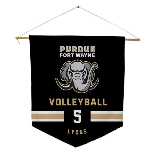 PFW - NCAA Men's Volleyball : Casey Lyons - Pennant - 18" x 21"-0