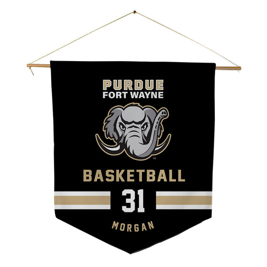 PFW - NCAA Men's Basketball : Quentin Morgan - Pennant - 18" x 21"-0