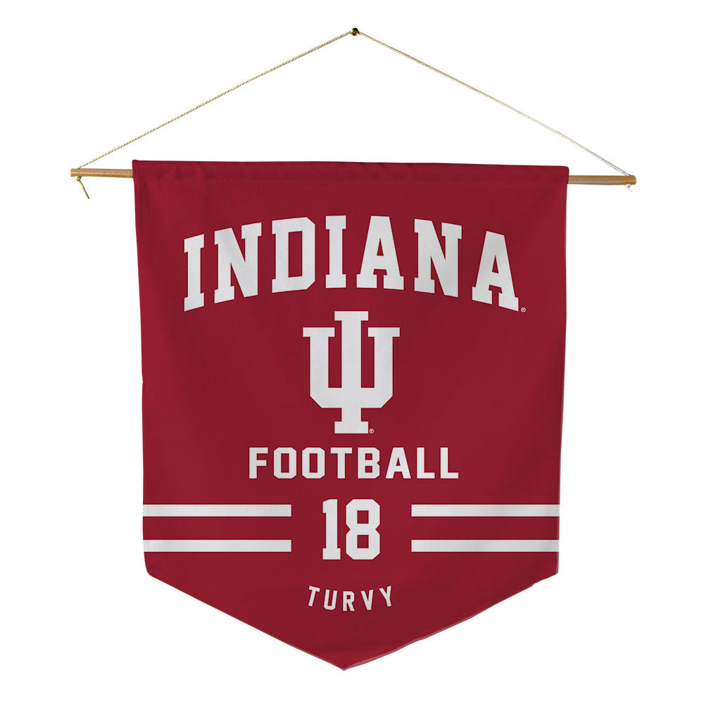 Indiana - NCAA Football : Andrew Turvy - Pennant - 18" x 21"-0
