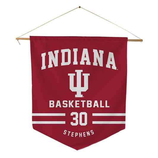Indiana - NCAA Men's Basketball : Ian Stephens - Pennant - 18" x 21"-0