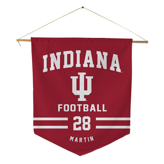 Indiana - NCAA Football : Khobie Martin - Pennant - 18" x 21"-0