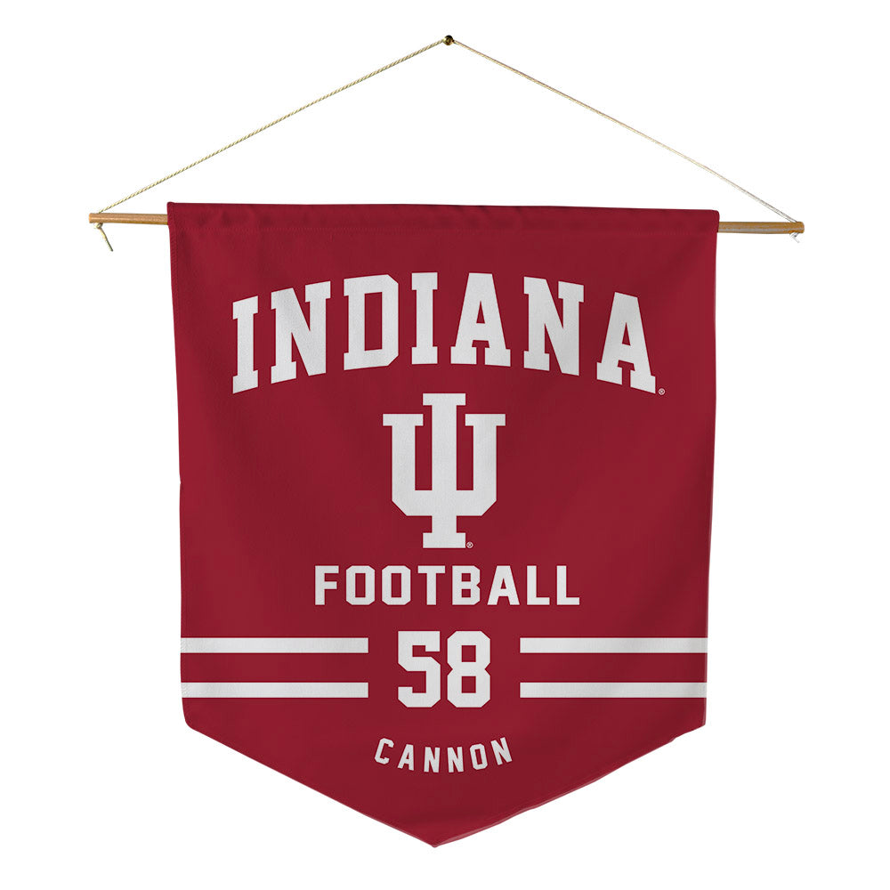 Indiana - NCAA Football : Aden Cannon - Pennant - 18" x 21"-0