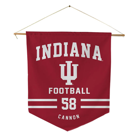 Indiana - NCAA Football : Aden Cannon - Pennant - 18" x 21"-0