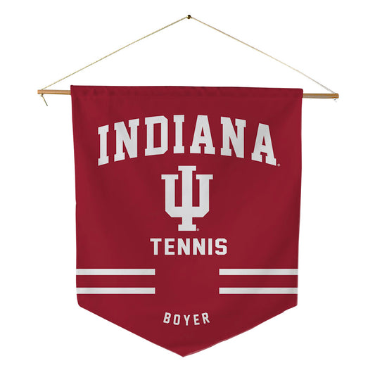 Indiana - NCAA Women's Tennis : Chase Boyer - Pennant - 18" x 21"-0