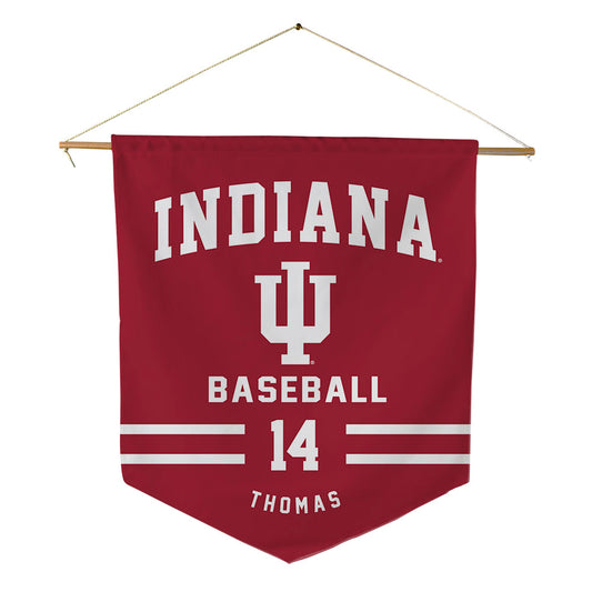 Indiana - NCAA Baseball : Brayton Thomas - Pennant - 18" x 21"-0