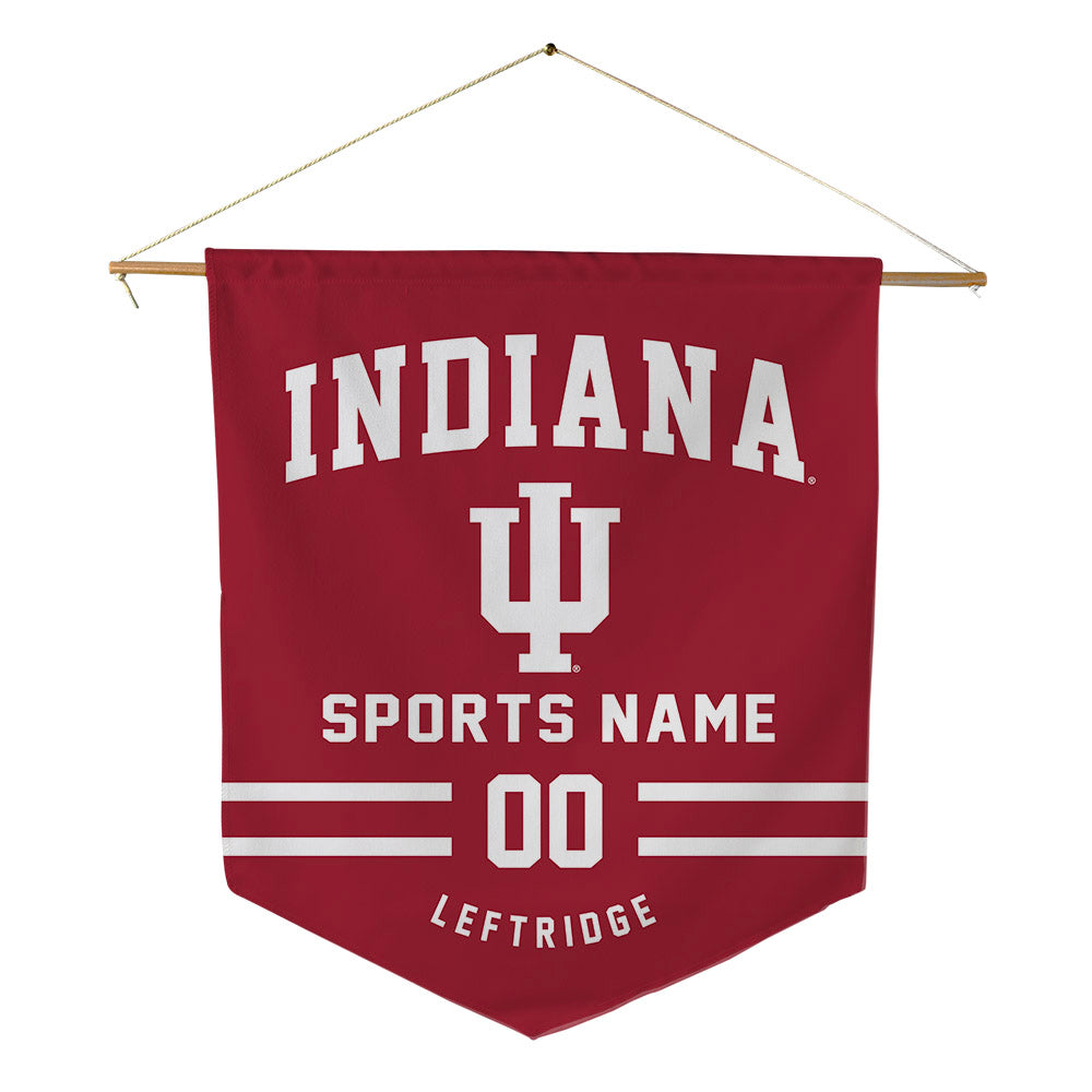Indiana - NCAA Women's Volleyball : Hannah Leftridge - Pennant - 18" x 21"-0