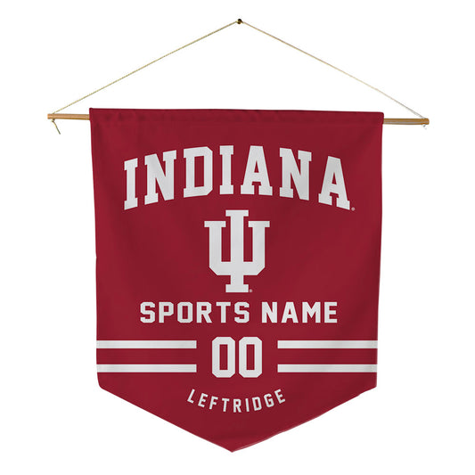 Indiana - NCAA Women's Volleyball : Hannah Leftridge - Pennant - 18" x 21"-0