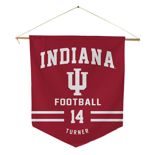 Indiana - NCAA Football : Kaiden Turner - Pennant - 18" x 21"-0