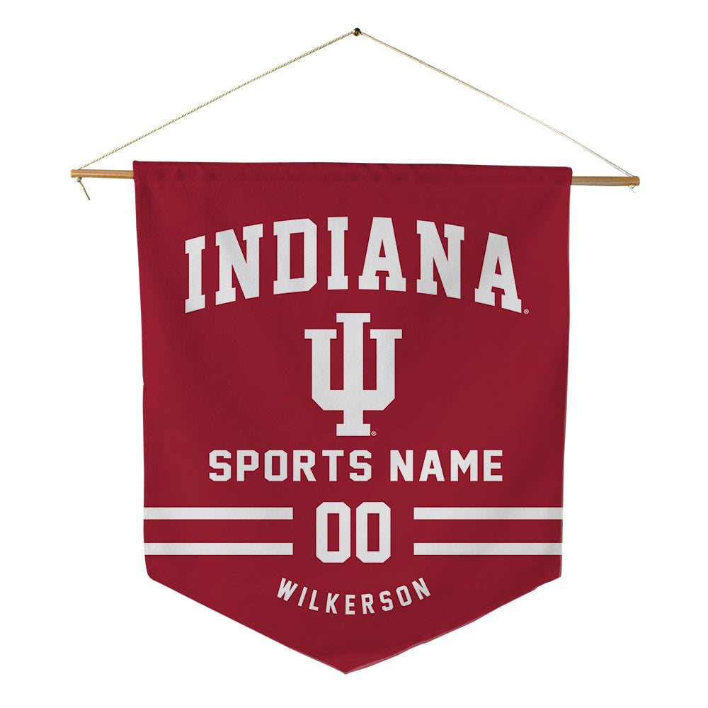 Indiana - NCAA Men's Basketball : Lamar Wilkerson - Pennant - 18" x 21"-0
