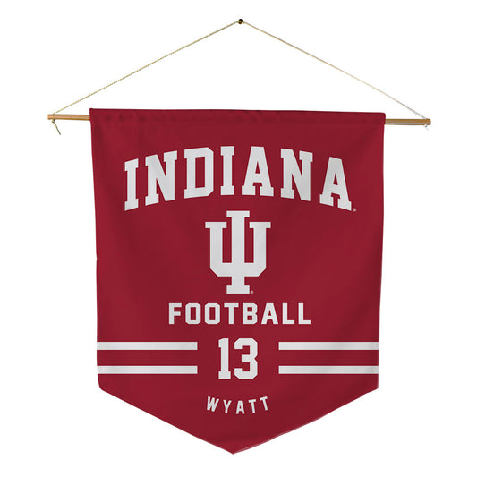 Indiana - NCAA Football : Kellan Wyatt - Pennant - 18" x 21"-0