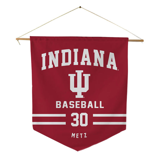 Indiana - NCAA Baseball : Blane Metz - Pennant - 18" x 21"-0