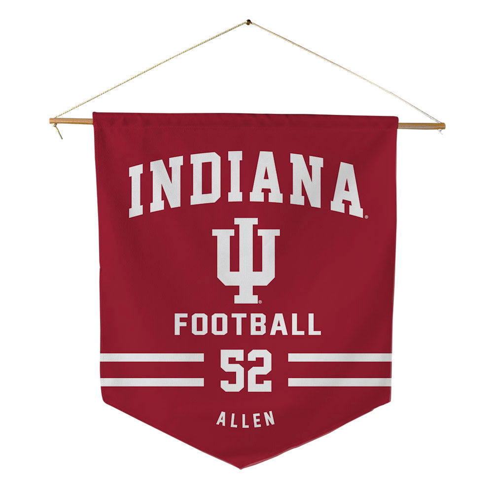 Indiana - NCAA Football : Clayton Allen - Pennant - 18" x 21"-0