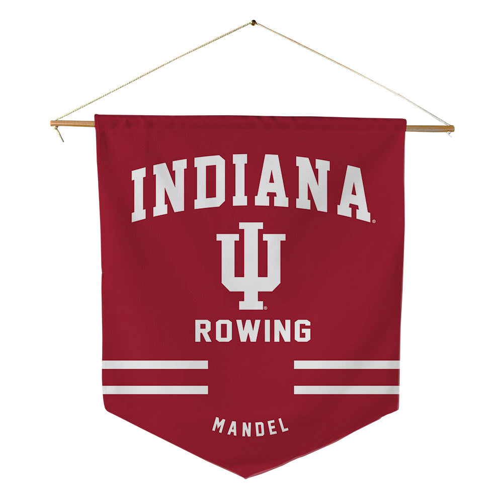 Indiana - NCAA Women's Rowing : Daniella Mandel - Pennant - 18" x 21"-0