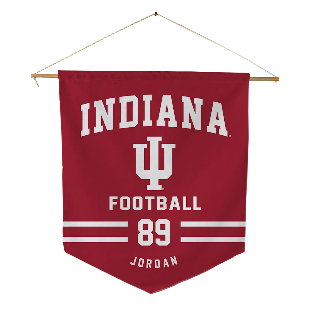 Indiana - NCAA Football : Camden Jordan - Pennant - 18" x 21"-0