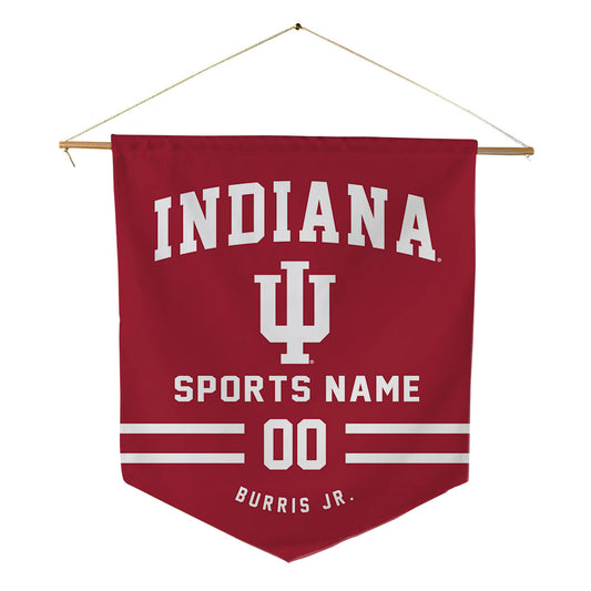 Indiana - NCAA Football : Marcus Burris Jr. - Pennant - 18" x 21"-0