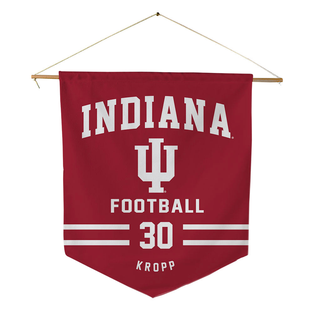 Indiana - NCAA Football : Kyler Kropp - Pennant - 18" x 21"-0