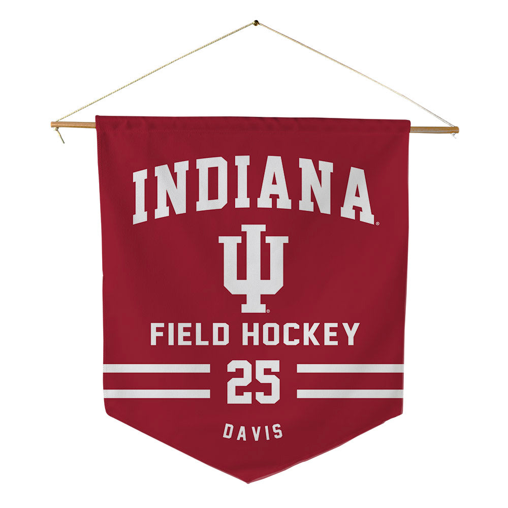 Indiana - NCAA Women's Field Hockey : Ella Davis - Pennant - 18" x 21"-0