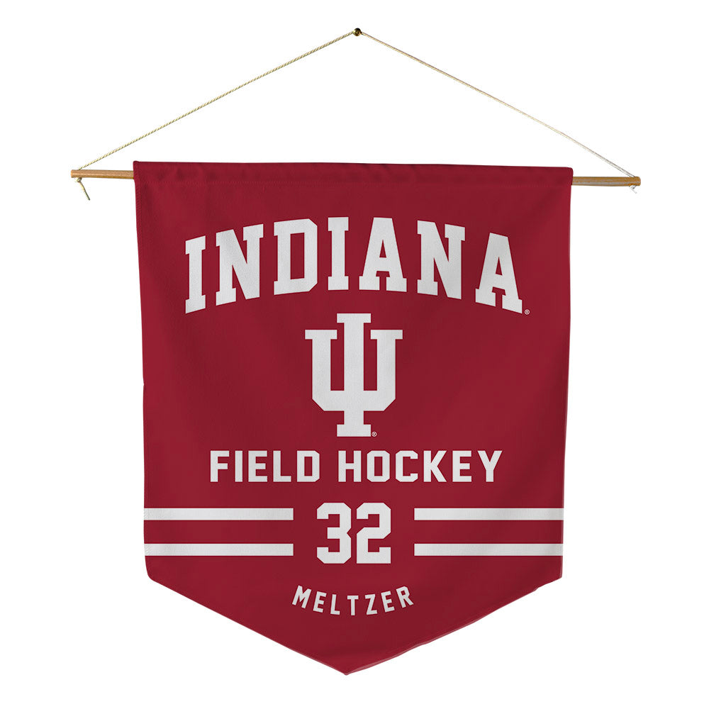 Indiana - NCAA Women's Field Hockey : Sydney Meltzer - Pennant - 18" x 21"-0