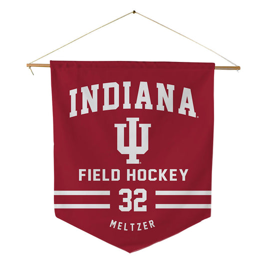 Indiana - NCAA Women's Field Hockey : Sydney Meltzer - Pennant - 18" x 21"-0