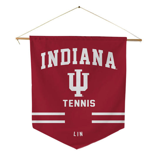 Indiana - NCAA Women's Tennis : Li-Hsin Lin - Pennant - 18" x 21"-0