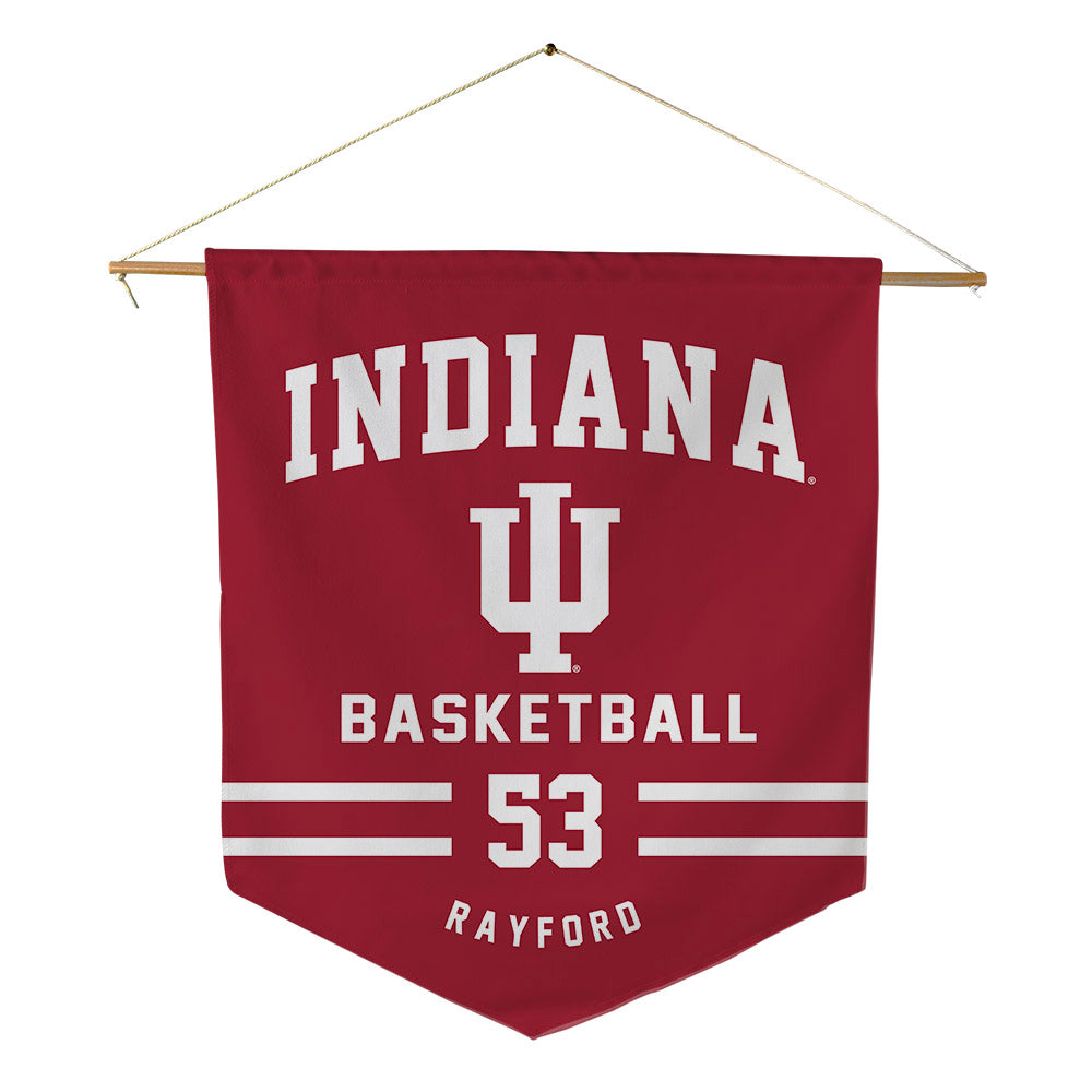 Indiana - NCAA Men's Basketball : Jordan Rayford - Pennant - 18" x 21"-0