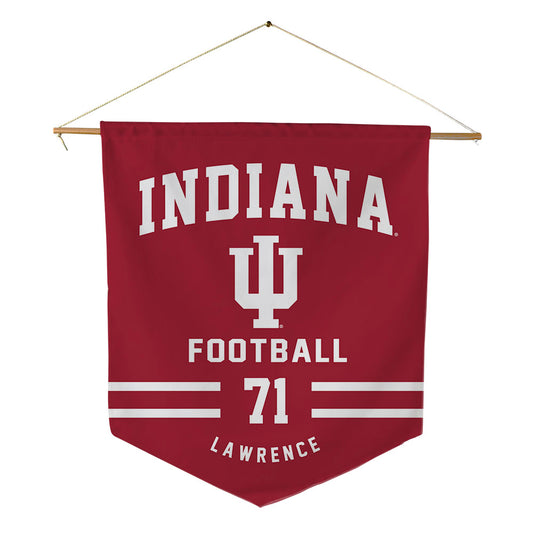 Indiana - NCAA Football : Evan Lawrence - Pennant - 18" x 21"-0