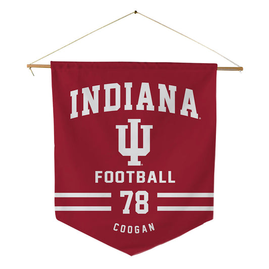 Indiana - NCAA Football : Patrick Coogan - Pennant - 18" x 21"-0
