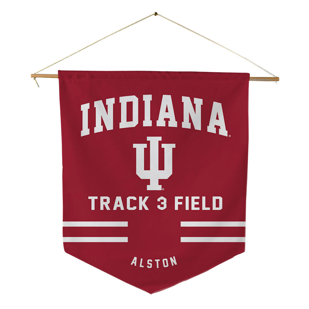 Indiana - NCAA Men's Track & Field : Xavier Alston - Pennant - 18" x 21"-0