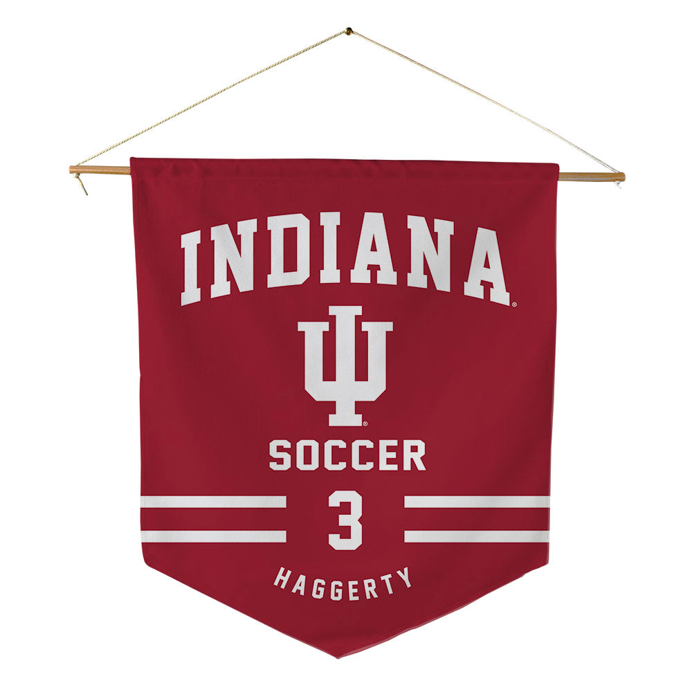 Indiana - NCAA Women's Soccer : Bella Haggerty - Pennant - 18" x 21"-0