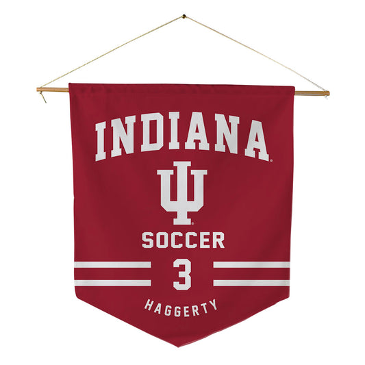 Indiana - NCAA Women's Soccer : Bella Haggerty - Pennant - 18" x 21"-0