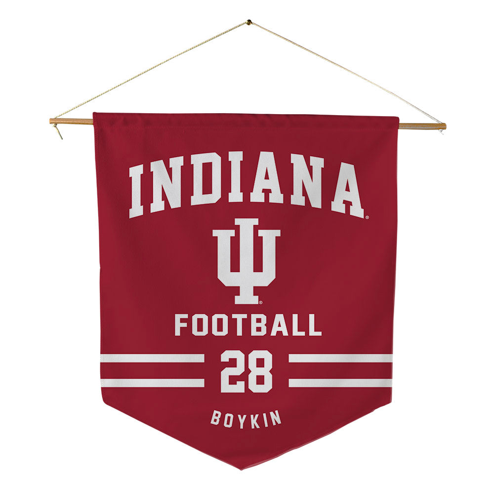 Indiana - NCAA Football : Jaz Boykin - Pennant - 18" x 21"-0