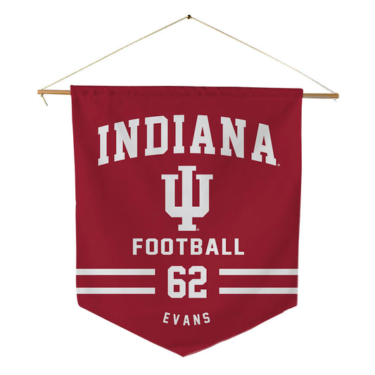Indiana - NCAA Football : Drew Evans - Pennant - 18" x 21"-0