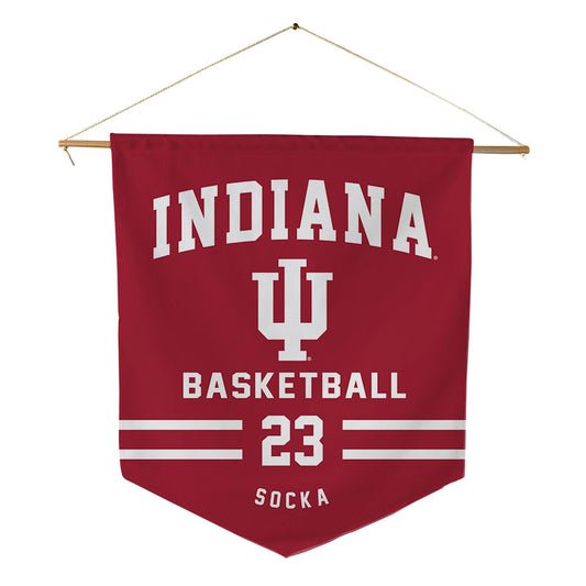 Indiana - NCAA Women's Basketball : Zania Socka - Pennant - 18" x 21"-0