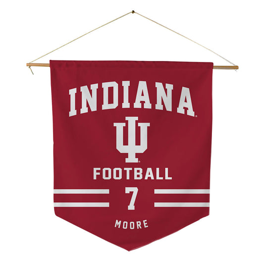 Indiana - NCAA Football : Louis Moore - Pennant - 18" x 21"-0