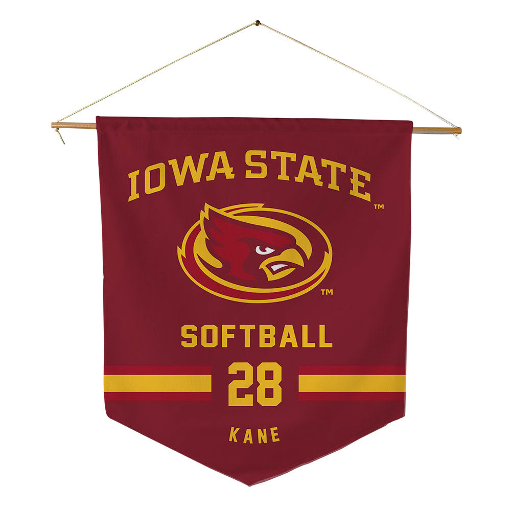 Iowa State - NCAA Softball : Kasey Kane - Pennant - 18" x 21"-0