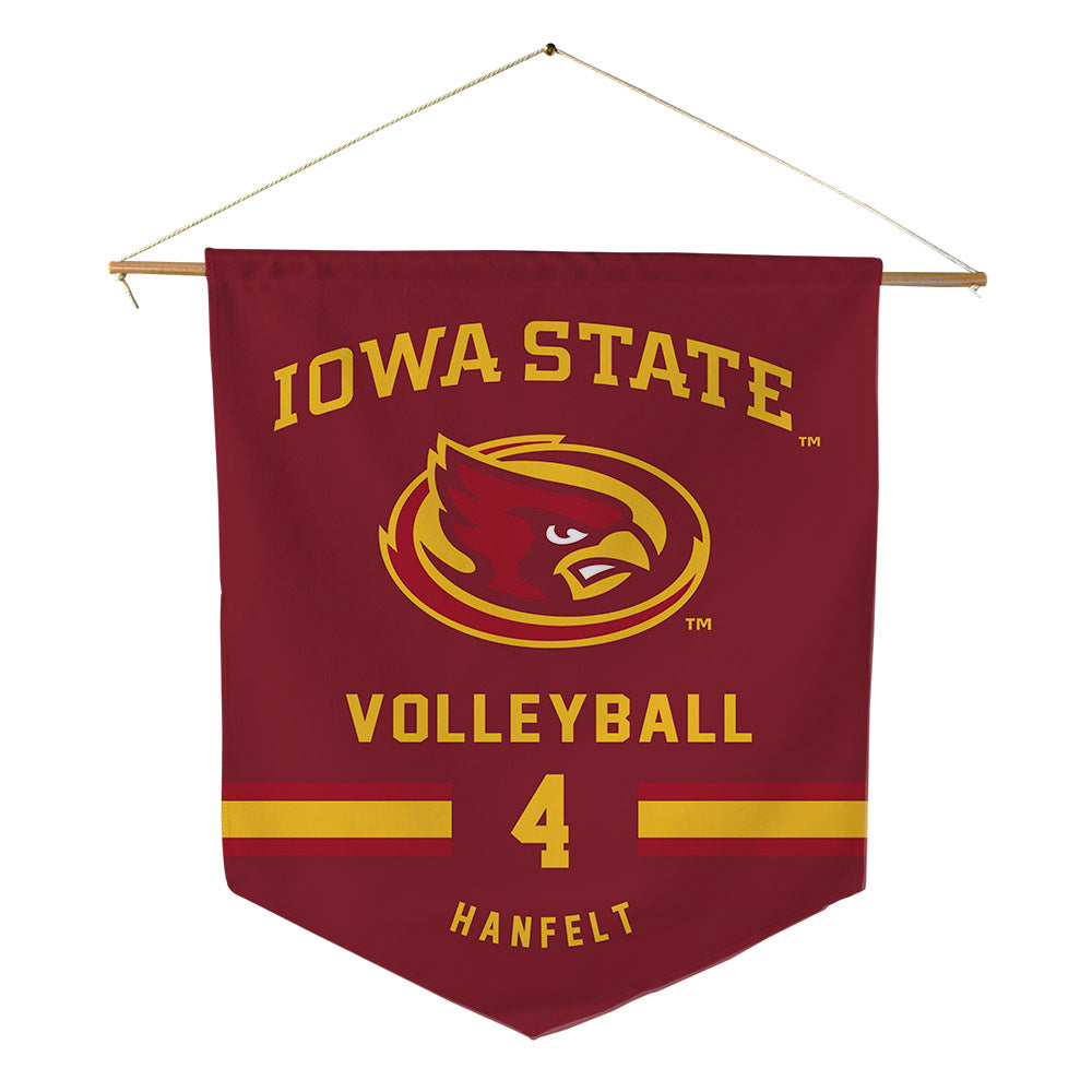 Iowa State - NCAA Women's Volleyball : Reagan Hanfelt - Pennant - 18" x 21"-0