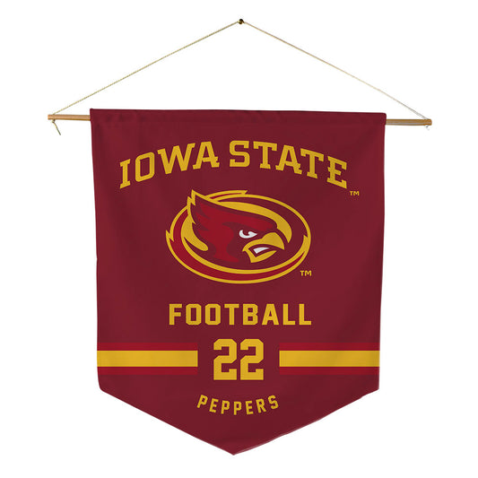 Iowa State - NCAA Football : Ryver Peppers - Pennant - 18" x 21"-0