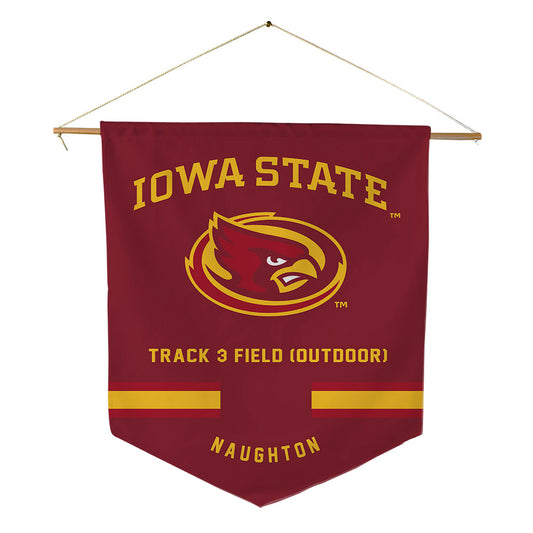 Iowa State - NCAA Women's Track & Field : Brooke Naughton - Pennant - 18" x 21"-0