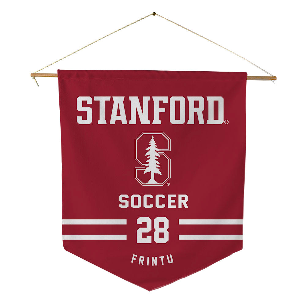 Stanford - NCAA Men's Soccer : Eric Frintu - Pennant - 18" x 21"-0