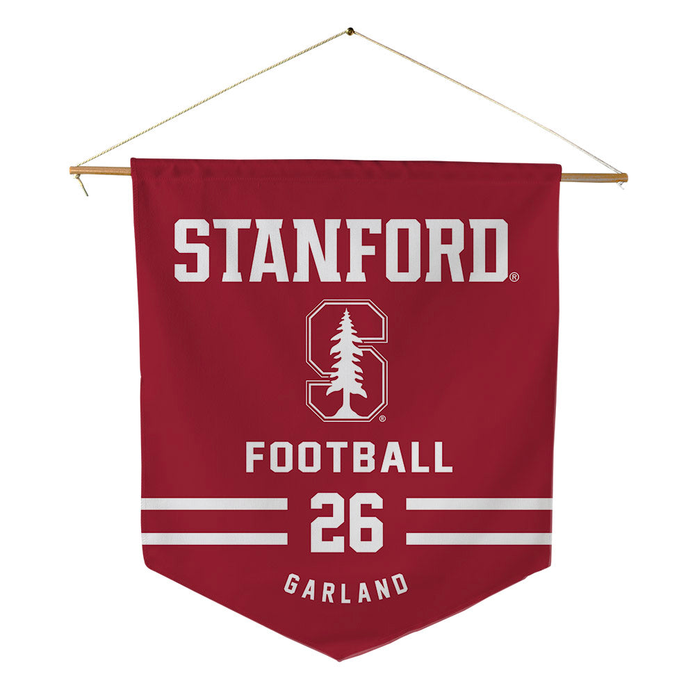 Stanford - NCAA Football : Chris Garland - Pennant - 18" x 21"-0