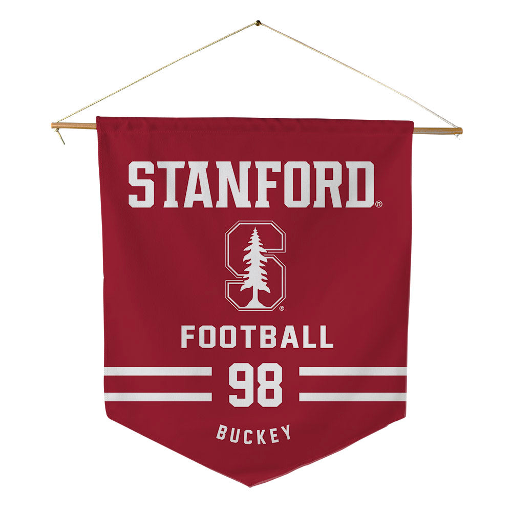 Stanford - NCAA Football : Zach Buckey - Pennant - 18" x 21"-0