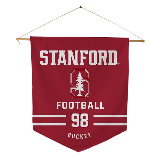 Stanford - NCAA Football : Zach Buckey - Pennant - 18" x 21"-0