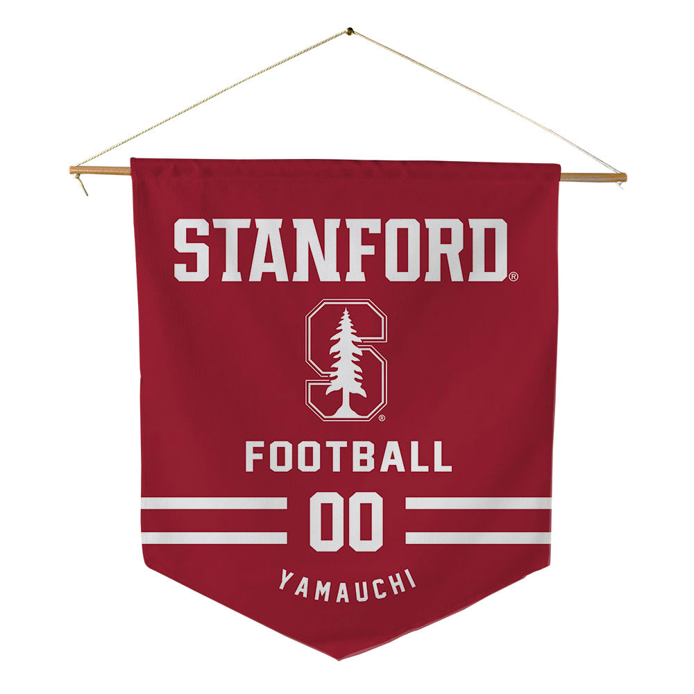 Stanford - NCAA Football : Zak Yamauchi - Pennant - 18" x 21"-0