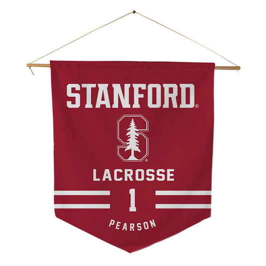 Stanford - NCAA Women's Lacrosse : Lucy Pearson - Pennant - 18" x 21"-0