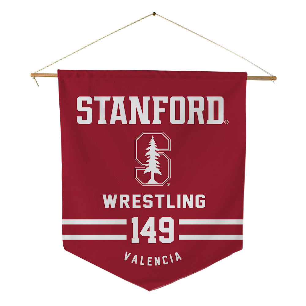 Stanford - NCAA Wrestling : Aden Valencia - Pennant - 18" x 21"-0