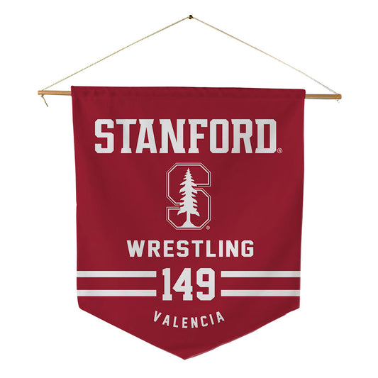 Stanford - NCAA Wrestling : Aden Valencia - Pennant - 18" x 21"-0