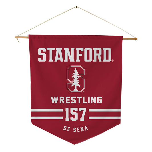 Stanford - NCAA Wrestling : Jack De Sena - Pennant - 18" x 21"-0