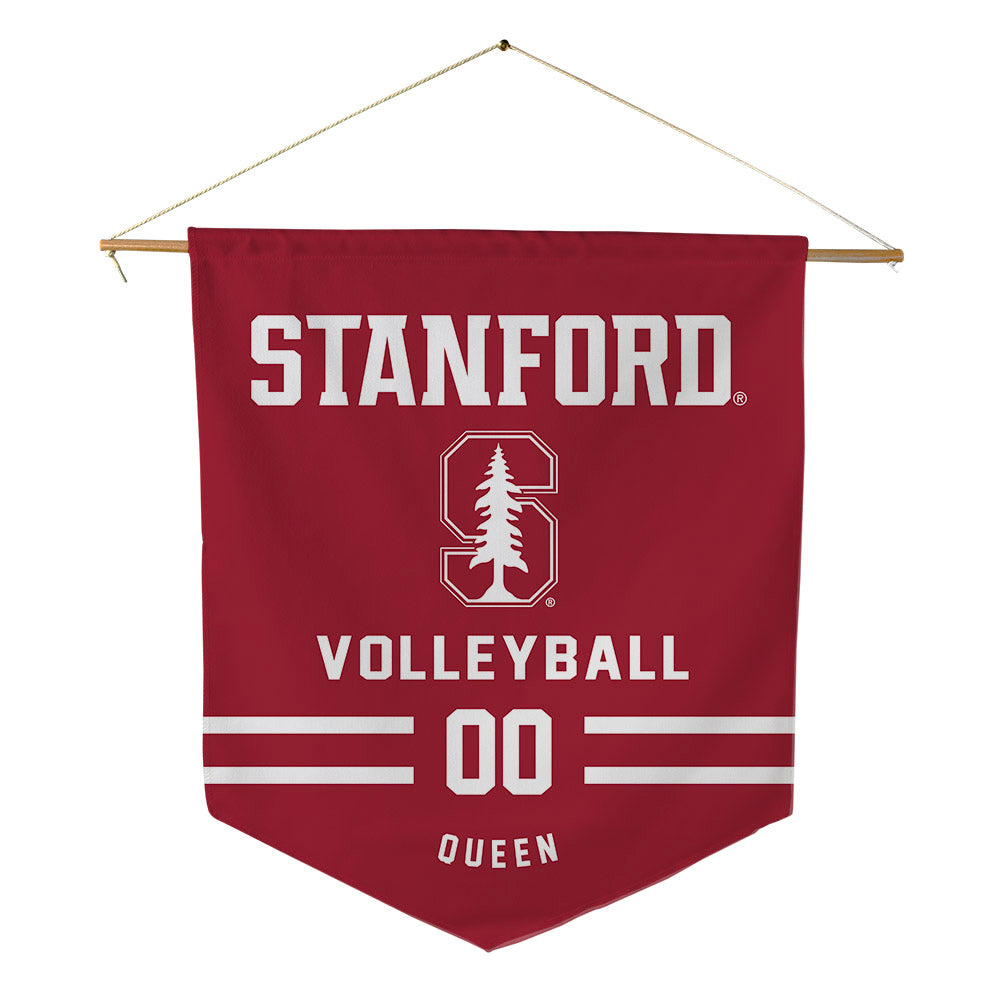 Stanford - NCAA Women's Volleyball : Zaria Queen - Pennant - 18" x 21"-0